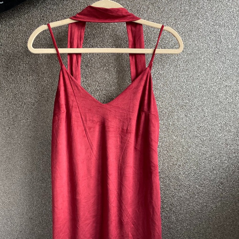 Red Velvet Dress